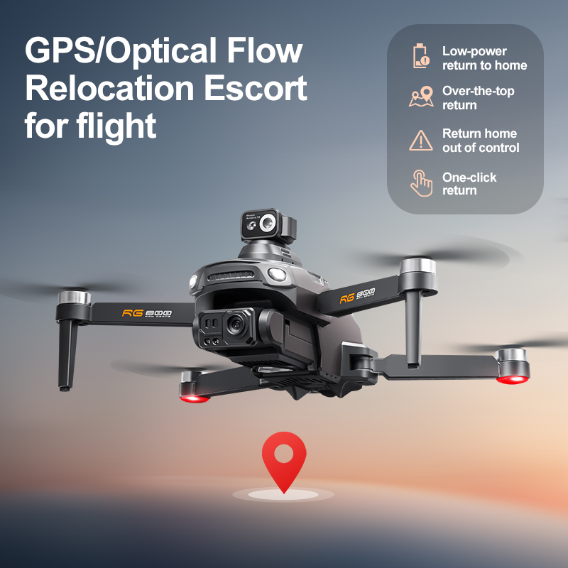 Профессиональный GPS-дрон RG80 – обзор и цена Drone Ae Rc